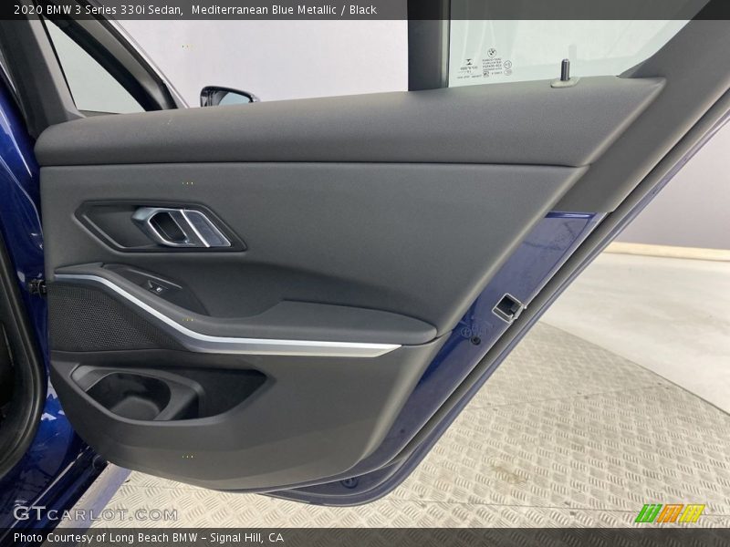 Mediterranean Blue Metallic / Black 2020 BMW 3 Series 330i Sedan