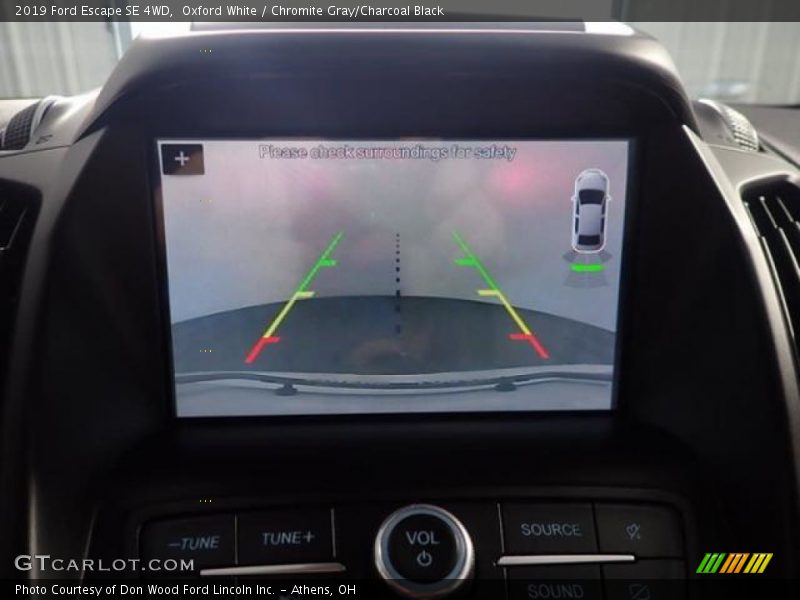 Oxford White / Chromite Gray/Charcoal Black 2019 Ford Escape SE 4WD
