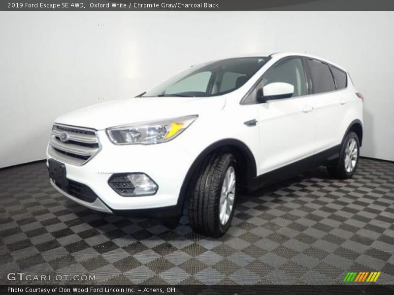Oxford White / Chromite Gray/Charcoal Black 2019 Ford Escape SE 4WD