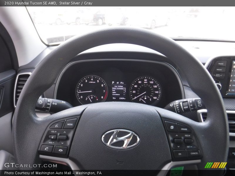 Stellar Silver / Gray 2020 Hyundai Tucson SE AWD