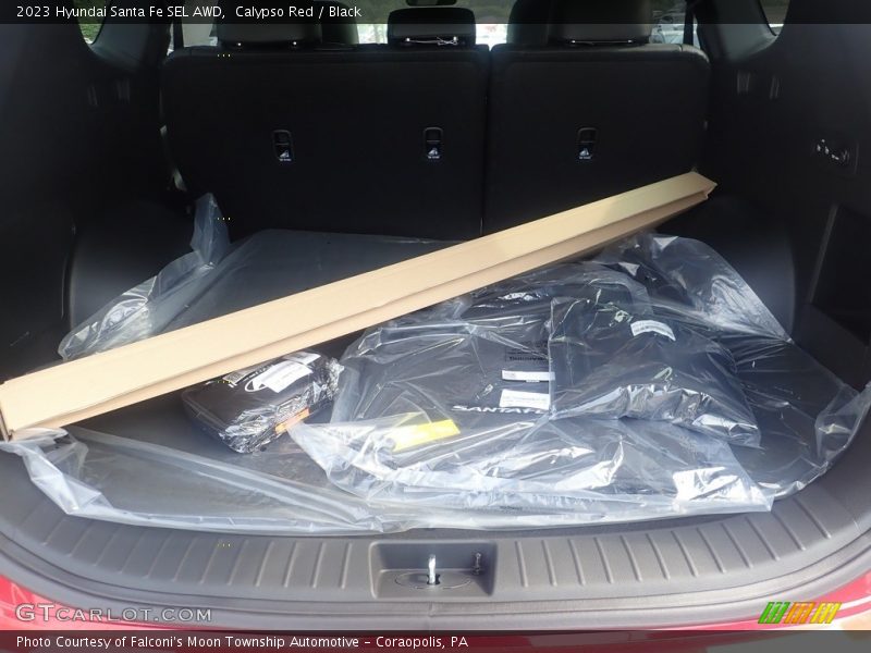 Calypso Red / Black 2023 Hyundai Santa Fe SEL AWD