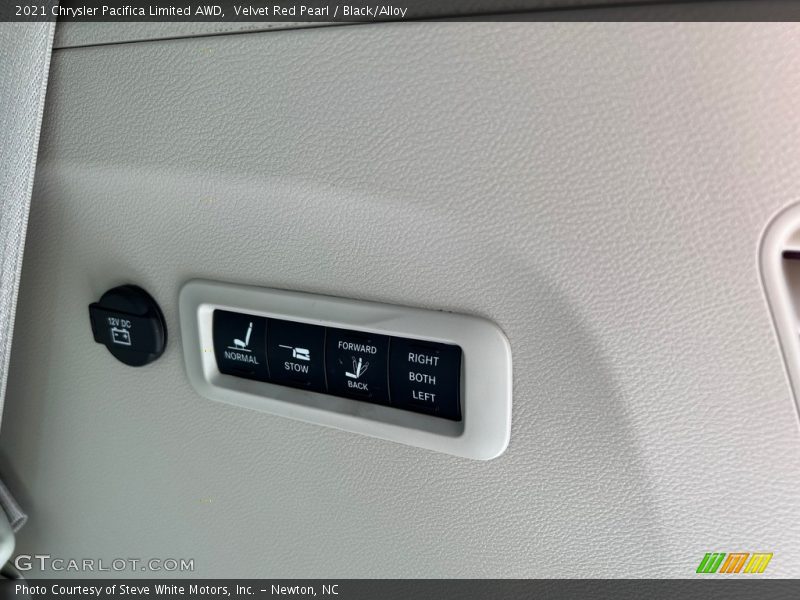 Velvet Red Pearl / Black/Alloy 2021 Chrysler Pacifica Limited AWD