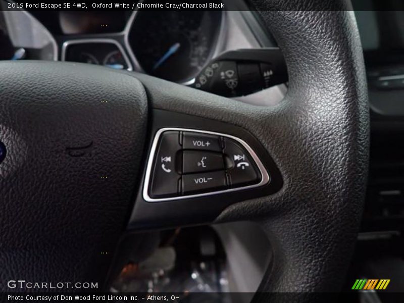 Oxford White / Chromite Gray/Charcoal Black 2019 Ford Escape SE 4WD