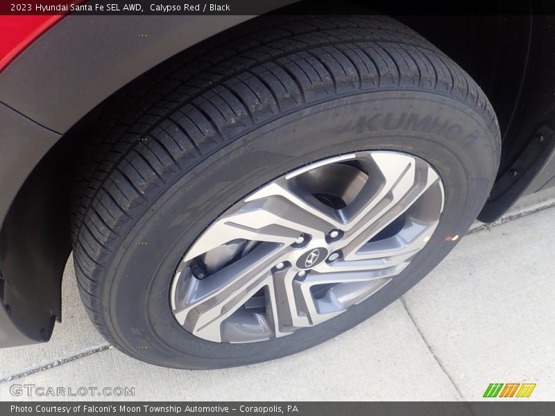 Calypso Red / Black 2023 Hyundai Santa Fe SEL AWD