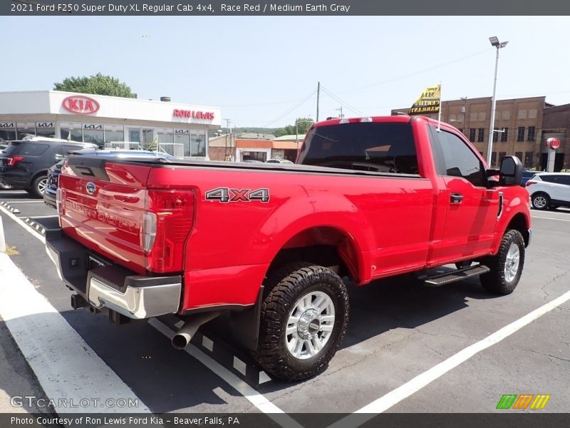 Race Red / Medium Earth Gray 2021 Ford F250 Super Duty XL Regular Cab 4x4