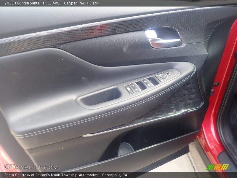 Calypso Red / Black 2023 Hyundai Santa Fe SEL AWD