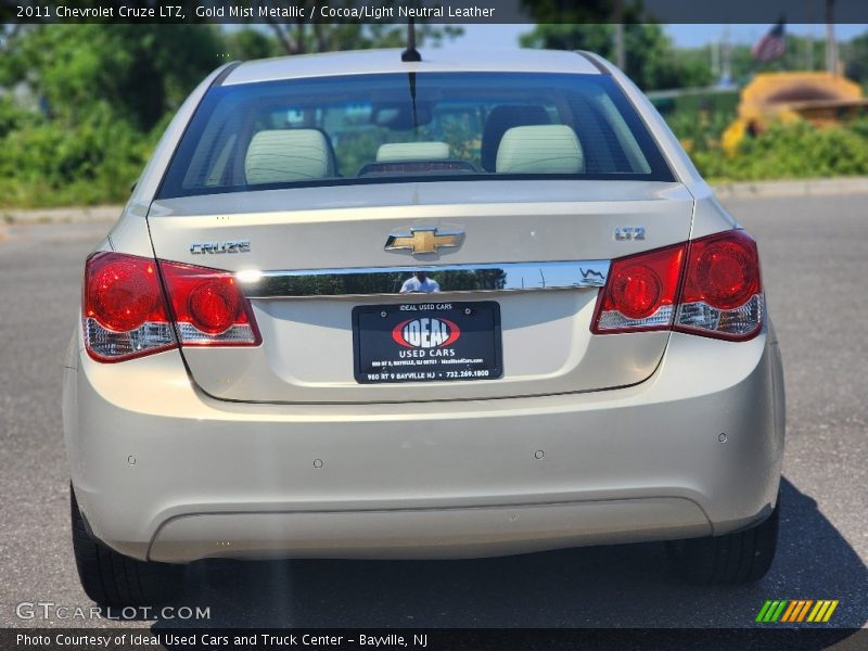 Gold Mist Metallic / Cocoa/Light Neutral Leather 2011 Chevrolet Cruze LTZ