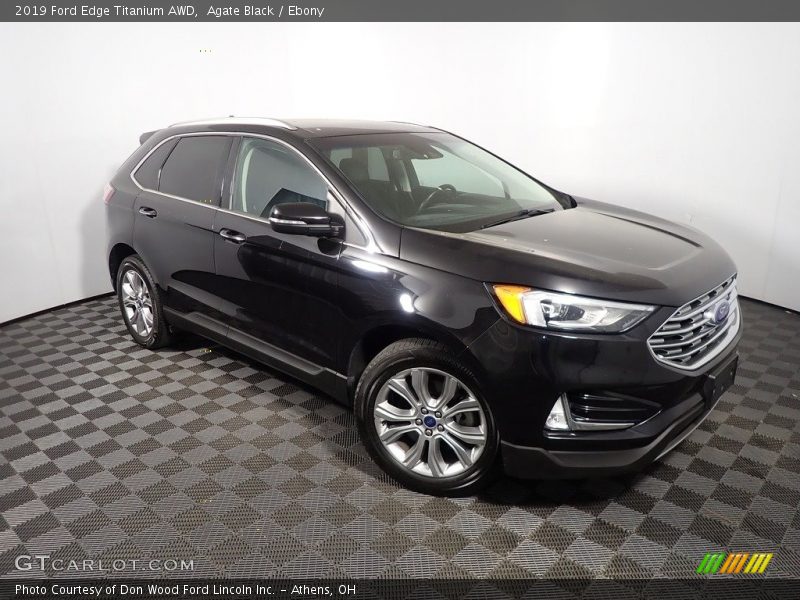 Agate Black / Ebony 2019 Ford Edge Titanium AWD