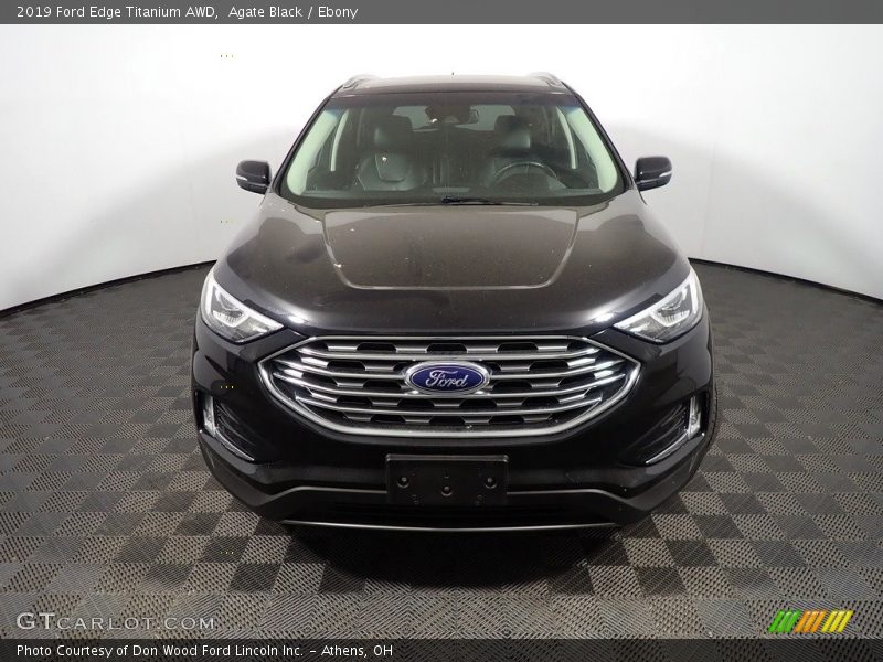 Agate Black / Ebony 2019 Ford Edge Titanium AWD