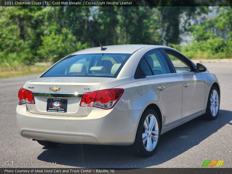 Gold Mist Metallic / Cocoa/Light Neutral Leather 2011 Chevrolet Cruze LTZ