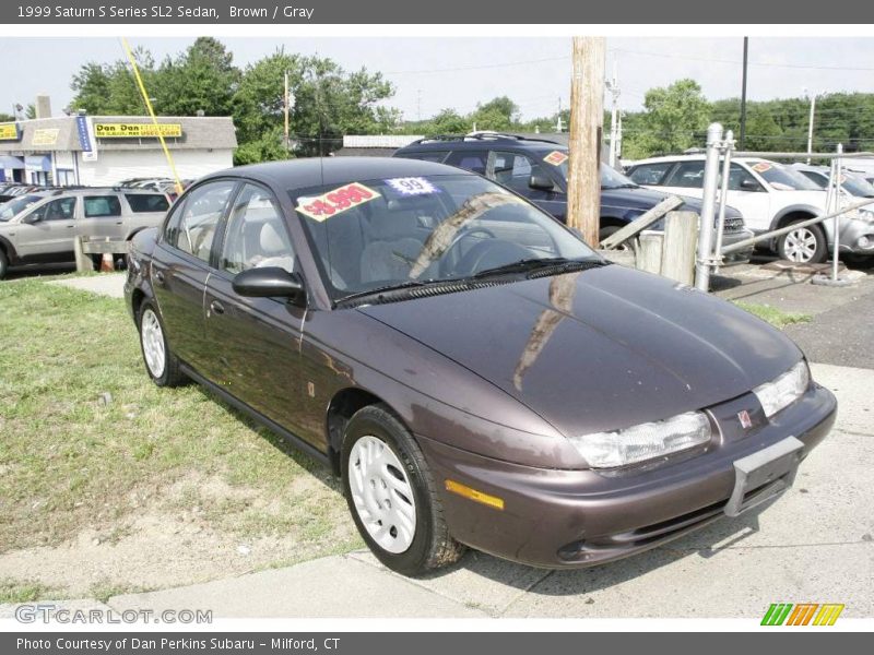 Brown / Gray 1999 Saturn S Series SL2 Sedan
