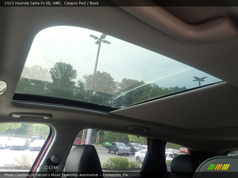 Calypso Red / Black 2023 Hyundai Santa Fe SEL AWD