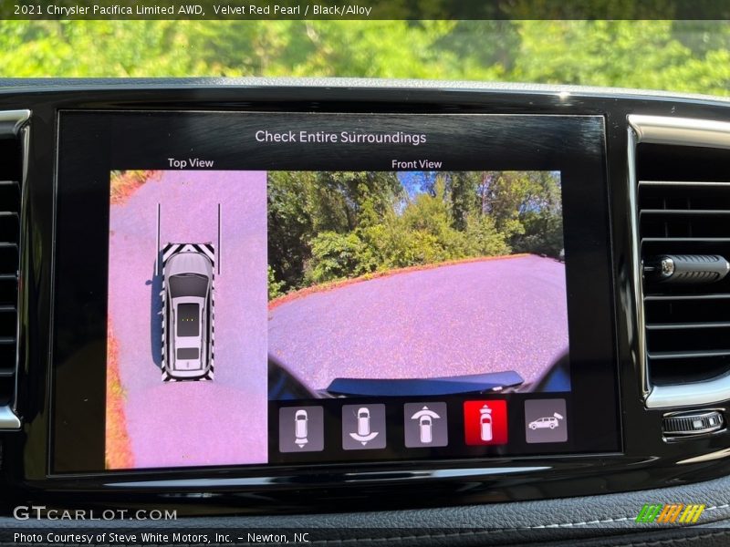 Velvet Red Pearl / Black/Alloy 2021 Chrysler Pacifica Limited AWD