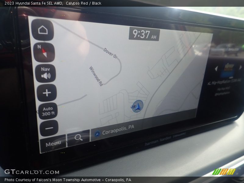 Calypso Red / Black 2023 Hyundai Santa Fe SEL AWD