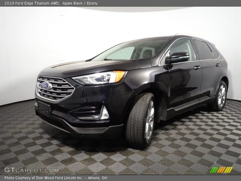 Agate Black / Ebony 2019 Ford Edge Titanium AWD