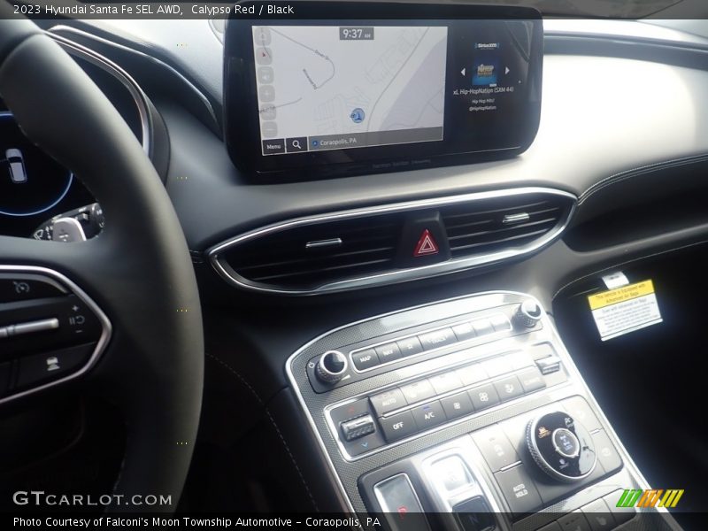Calypso Red / Black 2023 Hyundai Santa Fe SEL AWD
