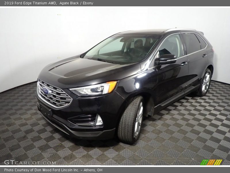 Agate Black / Ebony 2019 Ford Edge Titanium AWD