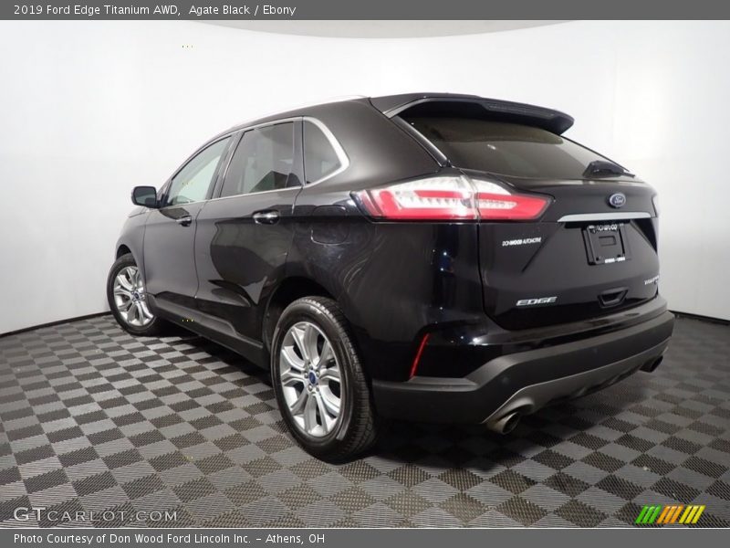 Agate Black / Ebony 2019 Ford Edge Titanium AWD