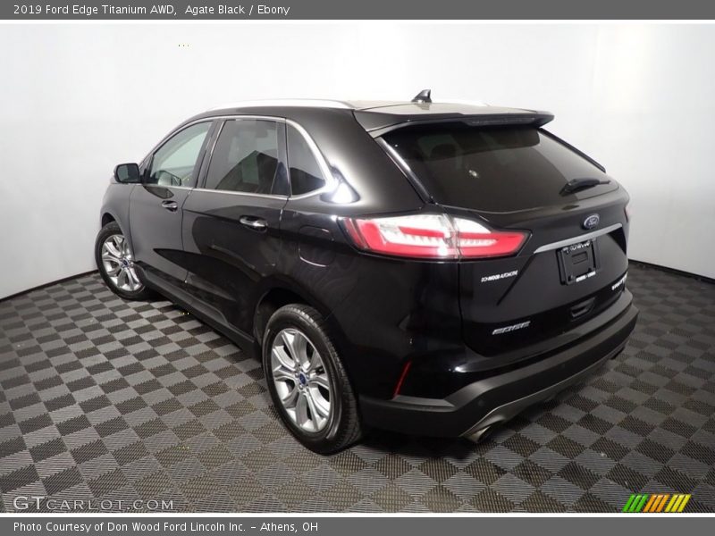 Agate Black / Ebony 2019 Ford Edge Titanium AWD