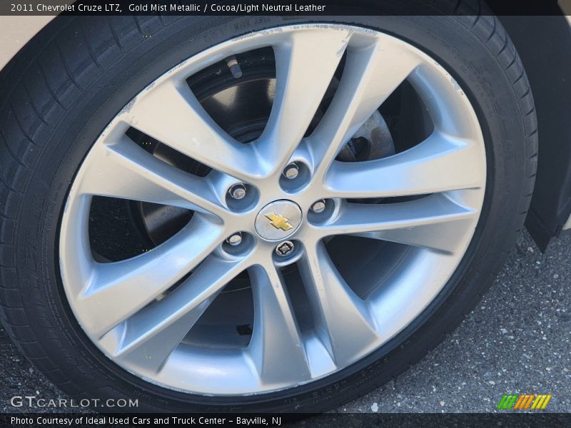 Gold Mist Metallic / Cocoa/Light Neutral Leather 2011 Chevrolet Cruze LTZ