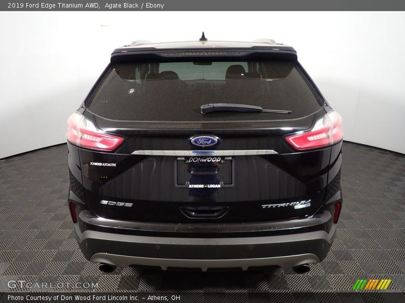 Agate Black / Ebony 2019 Ford Edge Titanium AWD