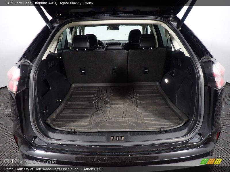Agate Black / Ebony 2019 Ford Edge Titanium AWD