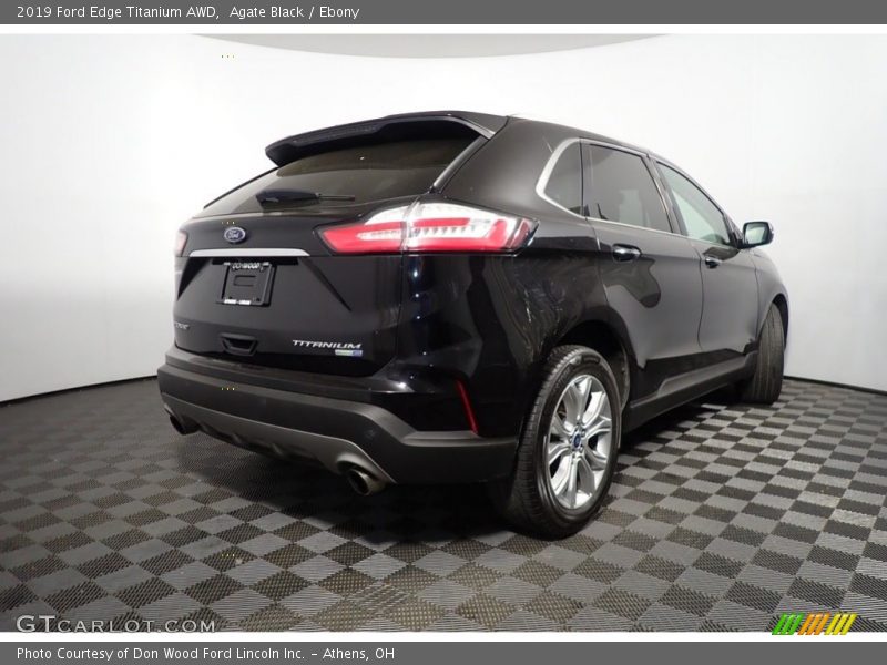 Agate Black / Ebony 2019 Ford Edge Titanium AWD