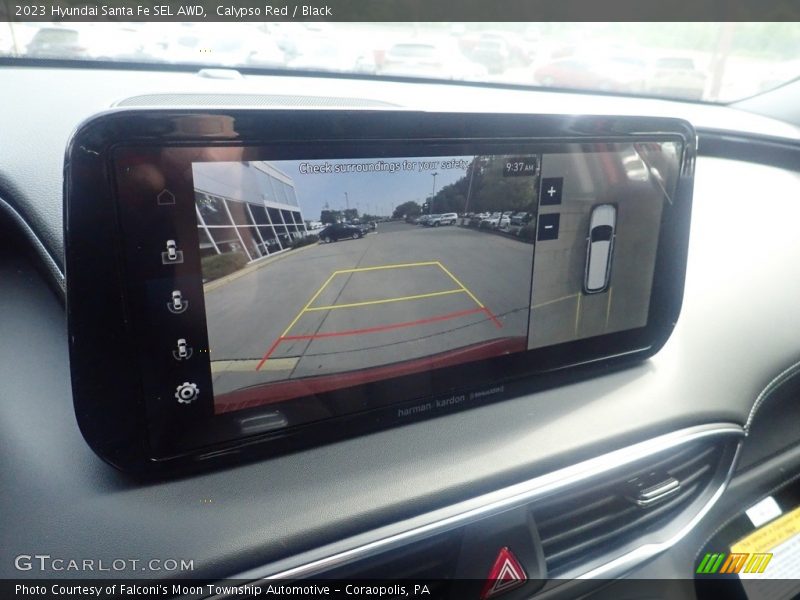 Calypso Red / Black 2023 Hyundai Santa Fe SEL AWD