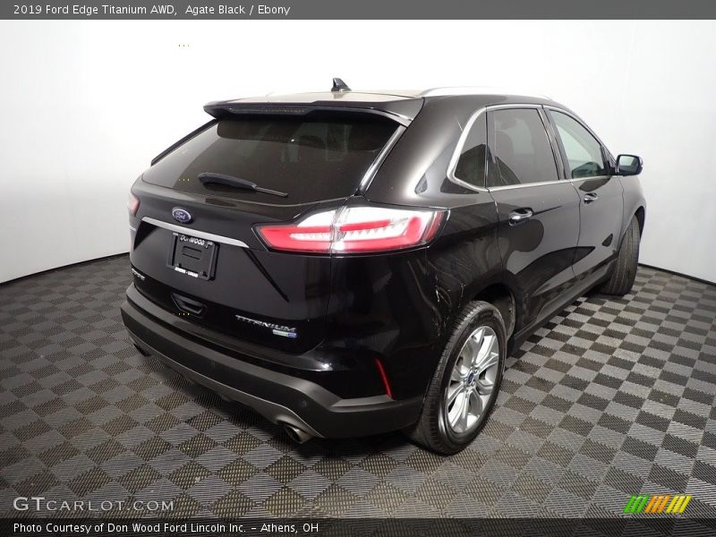 Agate Black / Ebony 2019 Ford Edge Titanium AWD