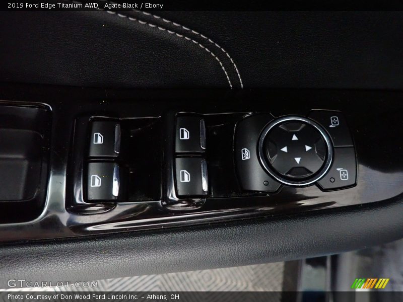 Agate Black / Ebony 2019 Ford Edge Titanium AWD