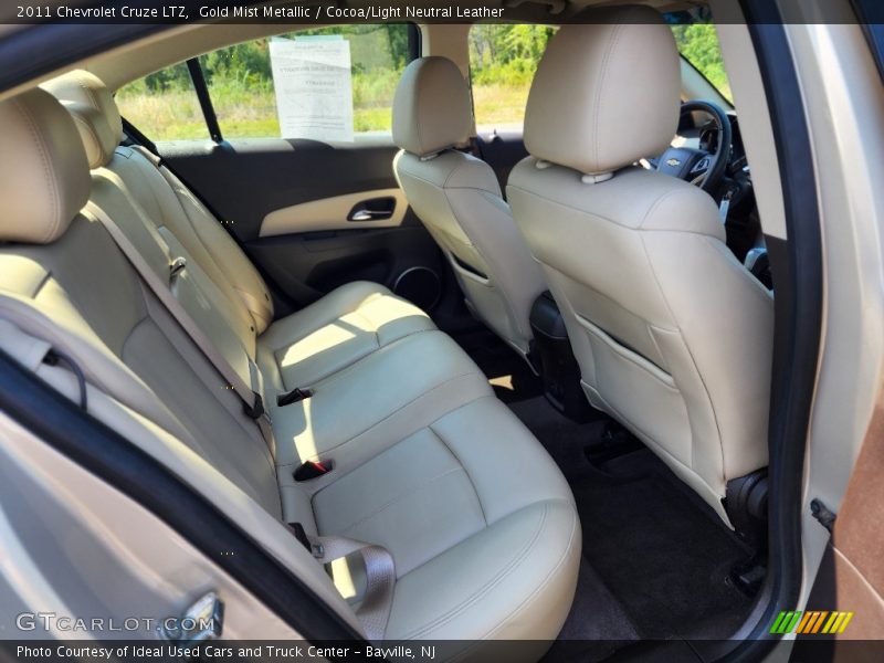 Gold Mist Metallic / Cocoa/Light Neutral Leather 2011 Chevrolet Cruze LTZ