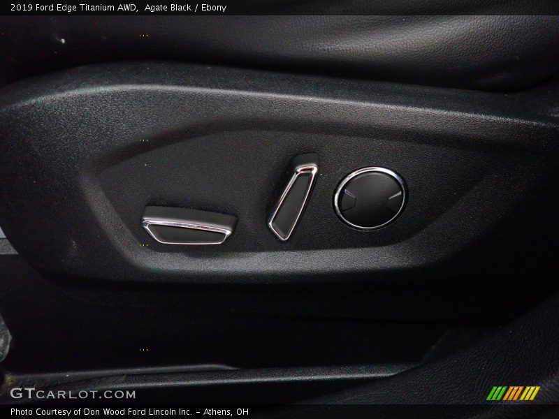 Agate Black / Ebony 2019 Ford Edge Titanium AWD