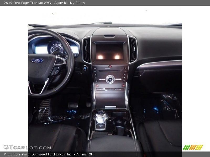 Agate Black / Ebony 2019 Ford Edge Titanium AWD