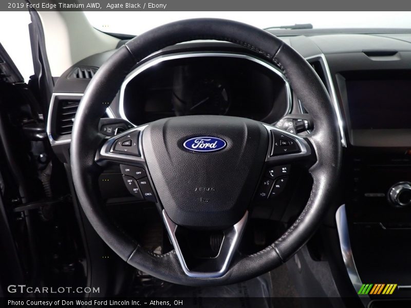 Agate Black / Ebony 2019 Ford Edge Titanium AWD