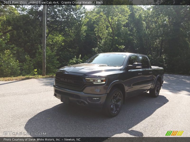 Granite Crystal Metallic / Black 2021 Ram 1500 Limited Crew Cab 4x4