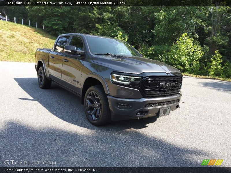 Granite Crystal Metallic / Black 2021 Ram 1500 Limited Crew Cab 4x4