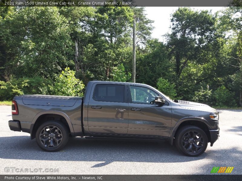 Granite Crystal Metallic / Black 2021 Ram 1500 Limited Crew Cab 4x4