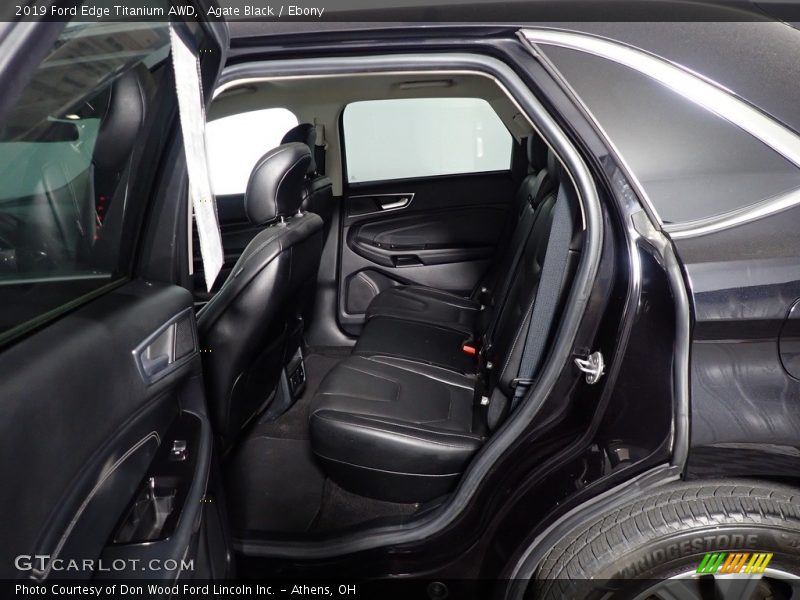 Agate Black / Ebony 2019 Ford Edge Titanium AWD