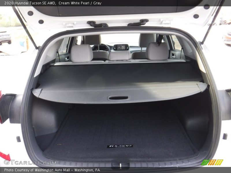 Cream White Pearl / Gray 2020 Hyundai Tucson SE AWD