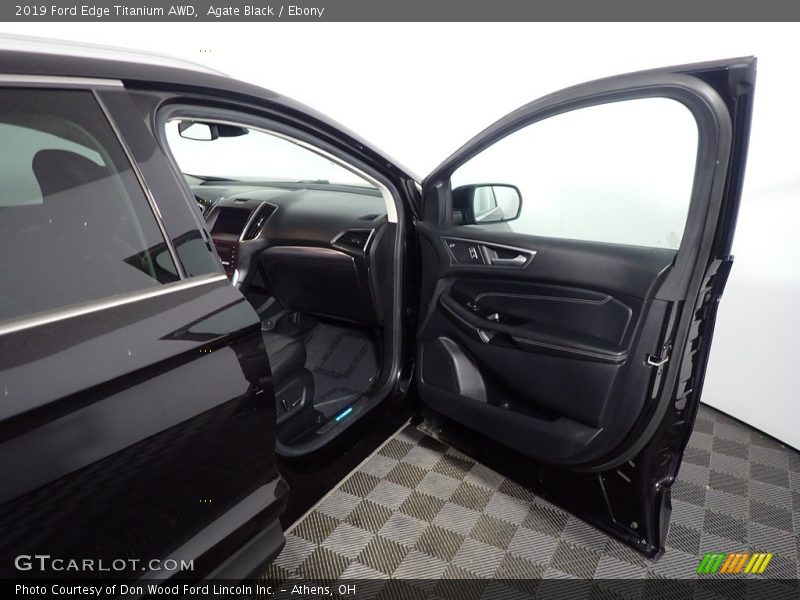 Agate Black / Ebony 2019 Ford Edge Titanium AWD