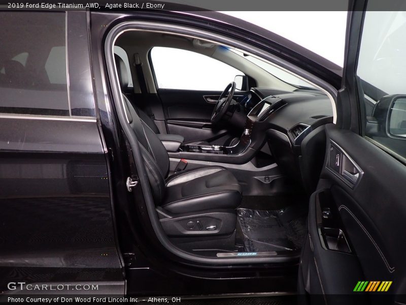Agate Black / Ebony 2019 Ford Edge Titanium AWD