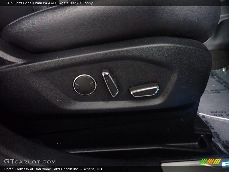 Agate Black / Ebony 2019 Ford Edge Titanium AWD