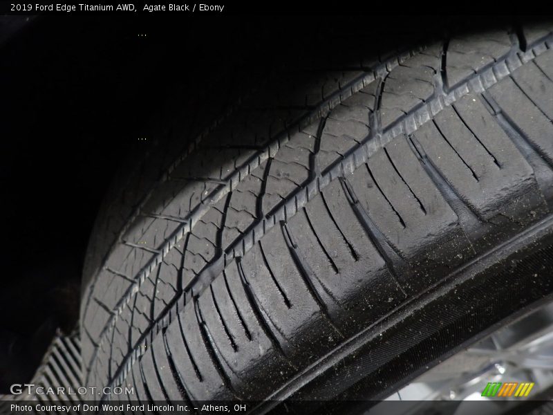 Agate Black / Ebony 2019 Ford Edge Titanium AWD