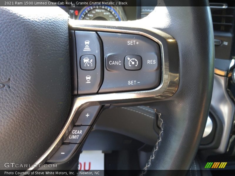 Granite Crystal Metallic / Black 2021 Ram 1500 Limited Crew Cab 4x4