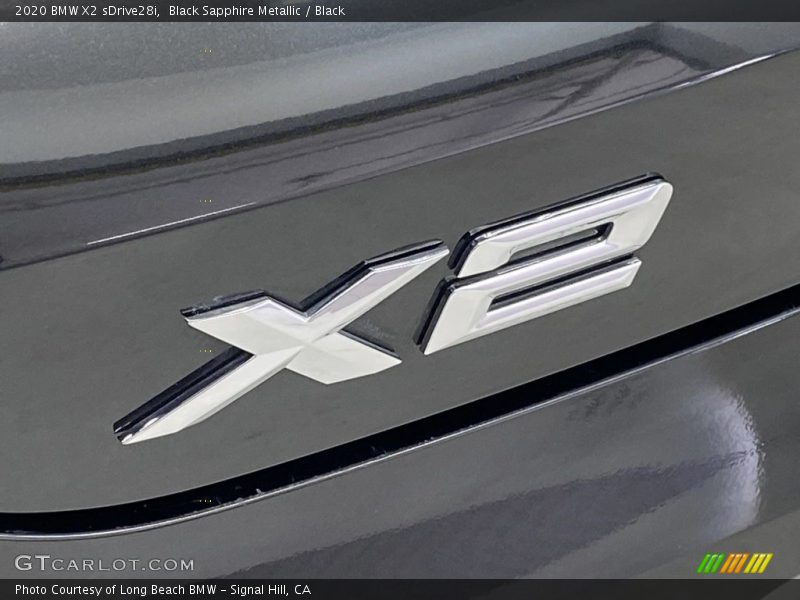 Black Sapphire Metallic / Black 2020 BMW X2 sDrive28i