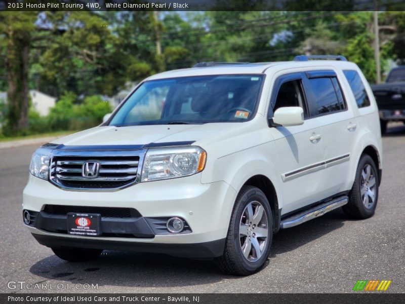 White Diamond Pearl / Black 2013 Honda Pilot Touring 4WD