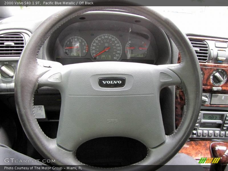Pacific Blue Metallic / Off Black 2000 Volvo S40 1.9T