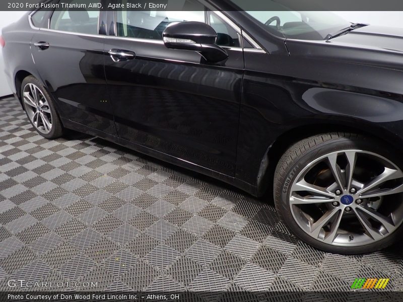 Agate Black / Ebony 2020 Ford Fusion Titanium AWD
