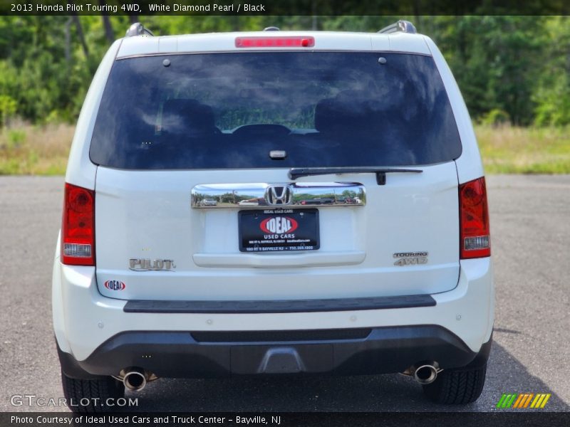 White Diamond Pearl / Black 2013 Honda Pilot Touring 4WD