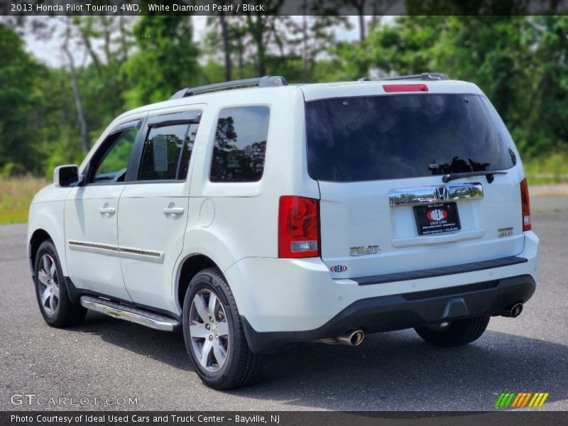 White Diamond Pearl / Black 2013 Honda Pilot Touring 4WD